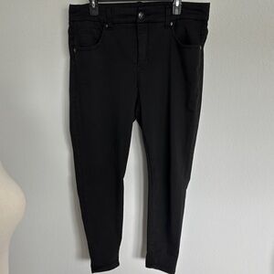 Melissa McCarthy Seven Women's Black Pencil Leg Stretch Jeans Size 16